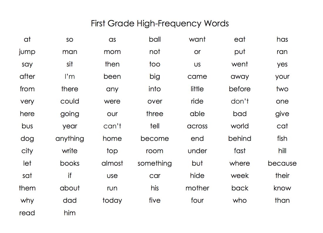 Sight Words - First Grade Rocks!